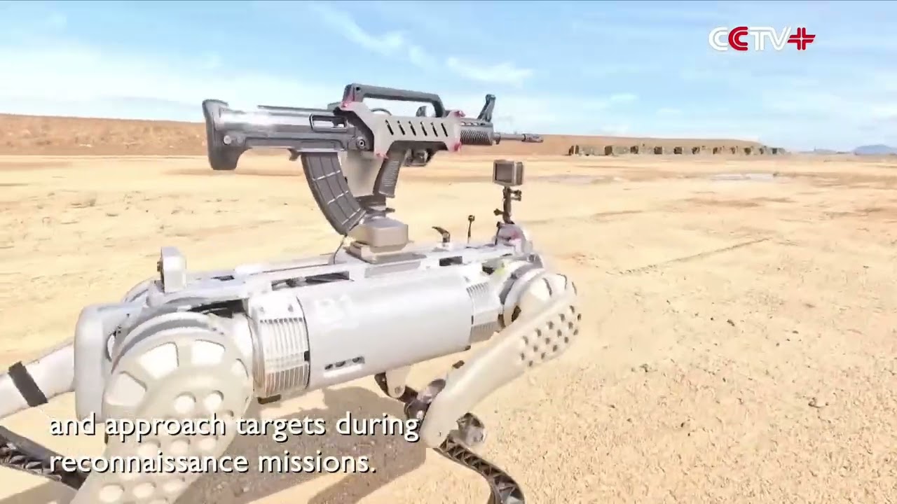 China Unveils New Deadly Weapon: The 'Shooting Robotic Dog'