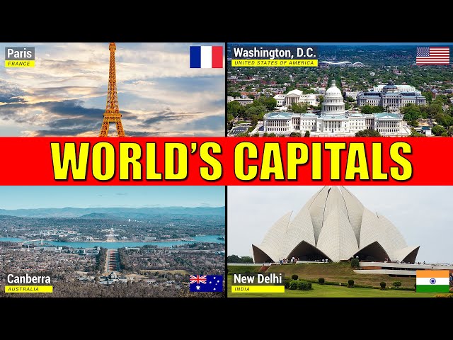 Countries and Capitals of the World - Learn Names of Capital Cities class=