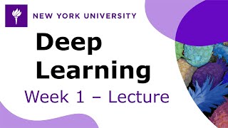 Week 1 – Lecture: History, motivation, and evolution of Deep Learning