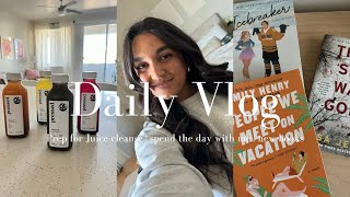 Daily Vlog | prep for juice cleanse | new book reviews