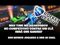 ROCKET LEAGUE - MEU TIME ME ABANDONOU CONTRA UM CLÃ, SERÁ QUE CONSEGUI GANHAR? (SOU NOVATO NO GAME)