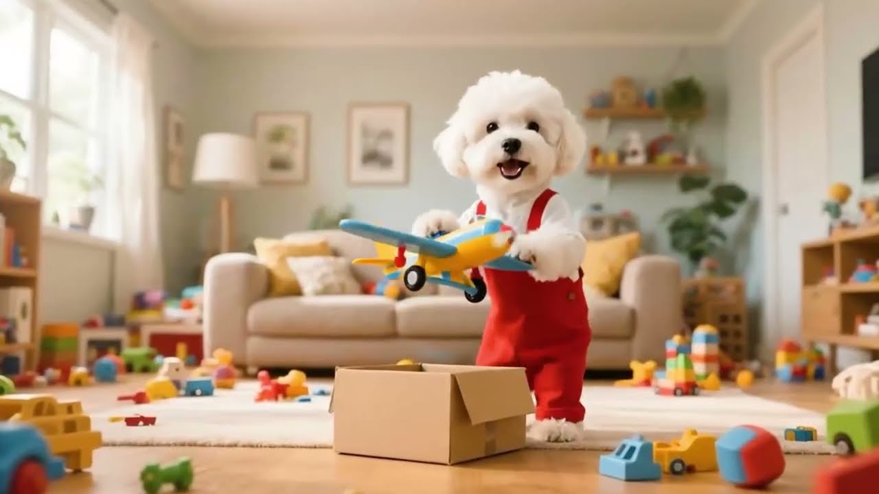 🎁🐶 아기 강아지가 엄마 강아지에게서 받은 특별한 선물에 깜짝 놀라다 🎉💖