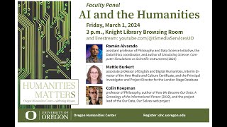 Faculty Panel “AI and the Humanities” by Oregon Humanities Center 64 views 1 month ago 1 hour, 46 minutes