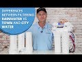 Differences between filtering Rainwater vs Town and City Water