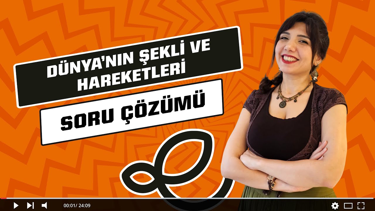 Dünya’nın Şekli ve Hareketleri Soru Çözümü | TYT Coğrafya Taktikleri | YKS Hazırlık