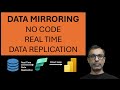 Want power bi reports with realtime data  data mirroring is heremsfabric powerbi realtime