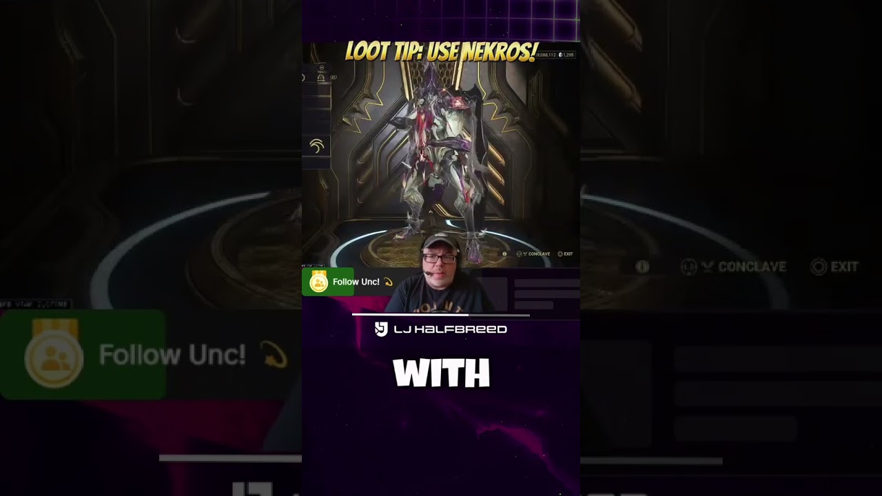 nekros prime (or regular Nekros) + chesa kubrow= mad loot 