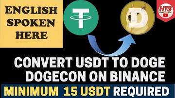 How To Convert USDT To Dogecoin On Binance Website