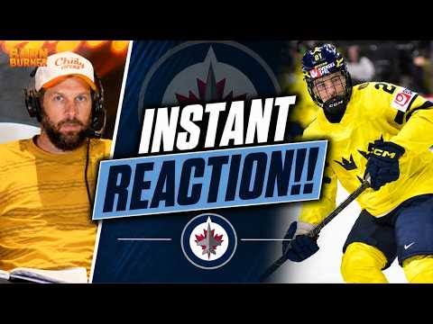 The Winnipeg Jets draft Viggo Bjorck 🔥 | Instant reaction