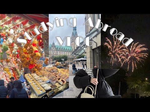 【vlog】#2ドイツ留学生の日常💐🇩🇪| 遊園地に行ってみた🎡授業日 STUDYING ABROAD IN GERMANY | Life of Japanese student