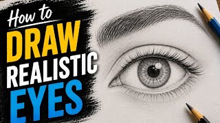 How to Draw a Realistic Eye | Step-by-Step Drawing Tutorial