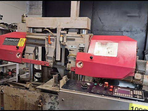 BEHRINGER HBP 263A Fully Automatic Horizontal Band Saws (2007)