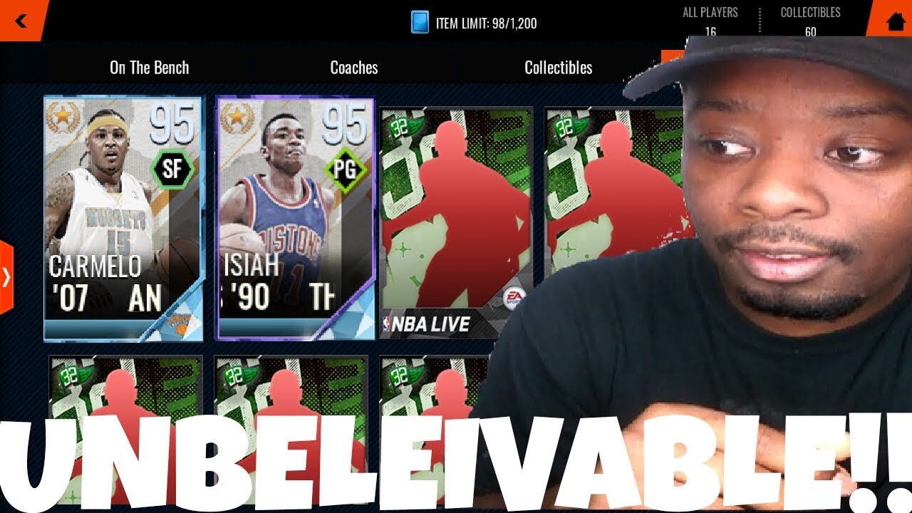 NBA LIVE MOBILE 18 - Round of 32 Pack opening!/legend pack opening!