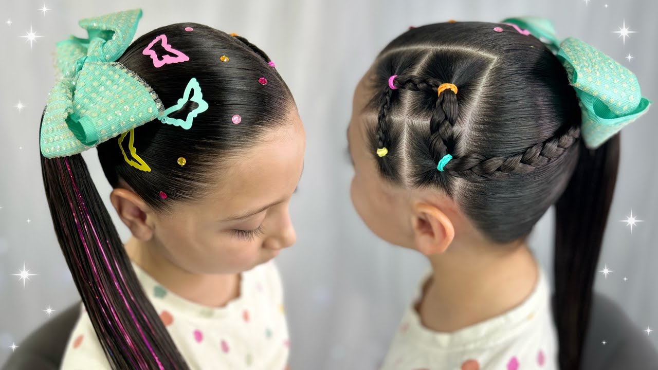 Peinado fácil para la Escuela 🎒📚🍎