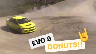 Mitsubishi Lancer EVO 9 - DRIFTING - DONUTS !!