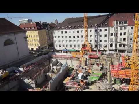 Joseph Pschorr Haus Baustellenbegehung 16 03 2012 Munchen Neuhauser Strasse Youtube