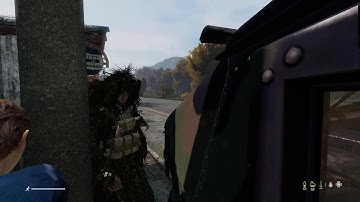 DayZ fun, Humvee jump in a hostile area