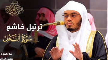 ترتيل خاشع من سورة النحل للشيخ د. ياسر الدوسري ~ صلاة الفجر ٥ شعبان 1446هـ
