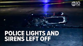 Fatal crash with police car and motorcycle in Sacramento leaves 1 dead