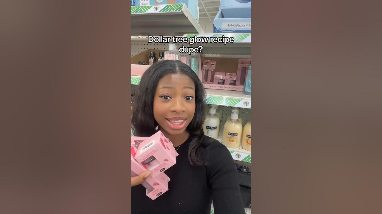 Dollar tree glow recipe dupes shorts youtube