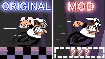 Pizza Tower, but Floor is INVISIBLE?! [Pizza Tower mods Gameplay]