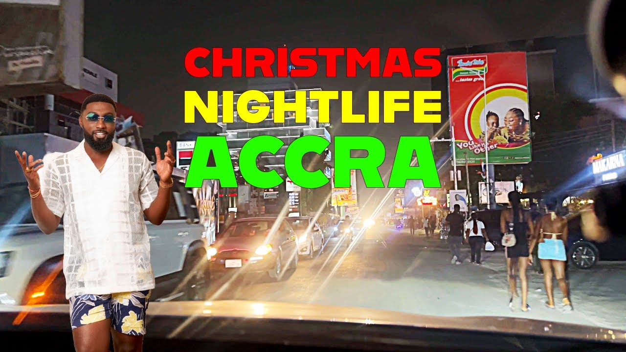 НОЧНАЯ ЖИЗНЬ В АККРЕ В ДЕКАБРЕ || ГАНА ПРЕКРАСНА || ИССЛЕДУЕМ АККРУ