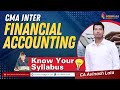 CMA Inter Financial Accounting | Know Your Syllabus and Marks Allotment | CA Avinash Lala