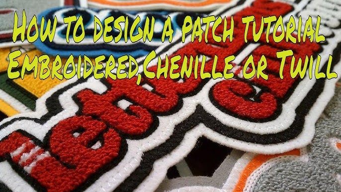 How to make a Chenille Letter Patch Sweatshirt: How to apply