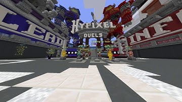 A Minecraft hypixel duels cinematic