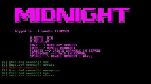 Midnight Selfbot | File | 2021