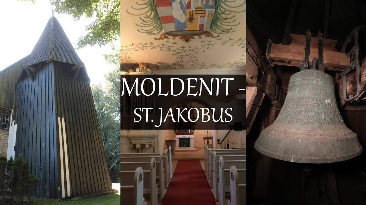 Moldenit - D - SH - SL - luth. Kirche St. Jakobus: Kirche, Orgel & Glocke