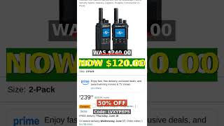 GP1 PoC Push-to-Talk Over Cellular Radios Unlimited Range, Lifetime Free Platform Service with Sim…