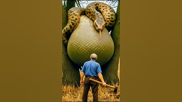 rescue camel from giant python #truedialogue