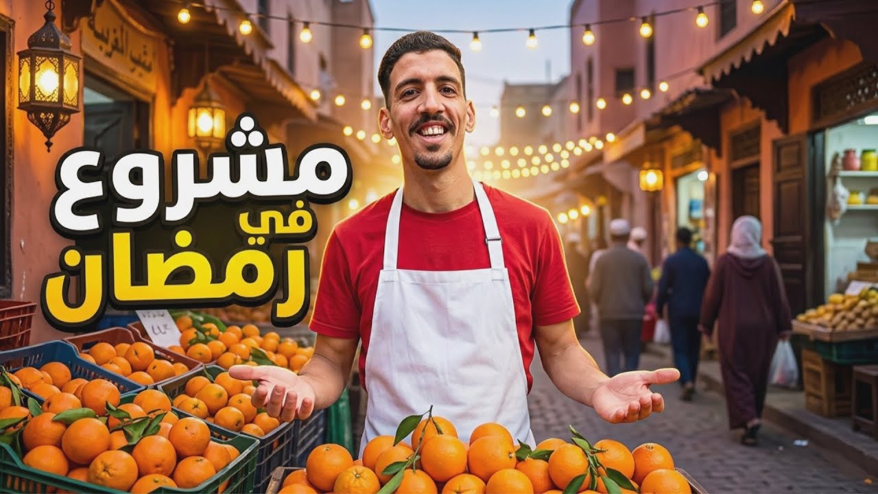 كيفاش كندوز نهاري في مشروع عصير البرتقال😊في رمضان🌙