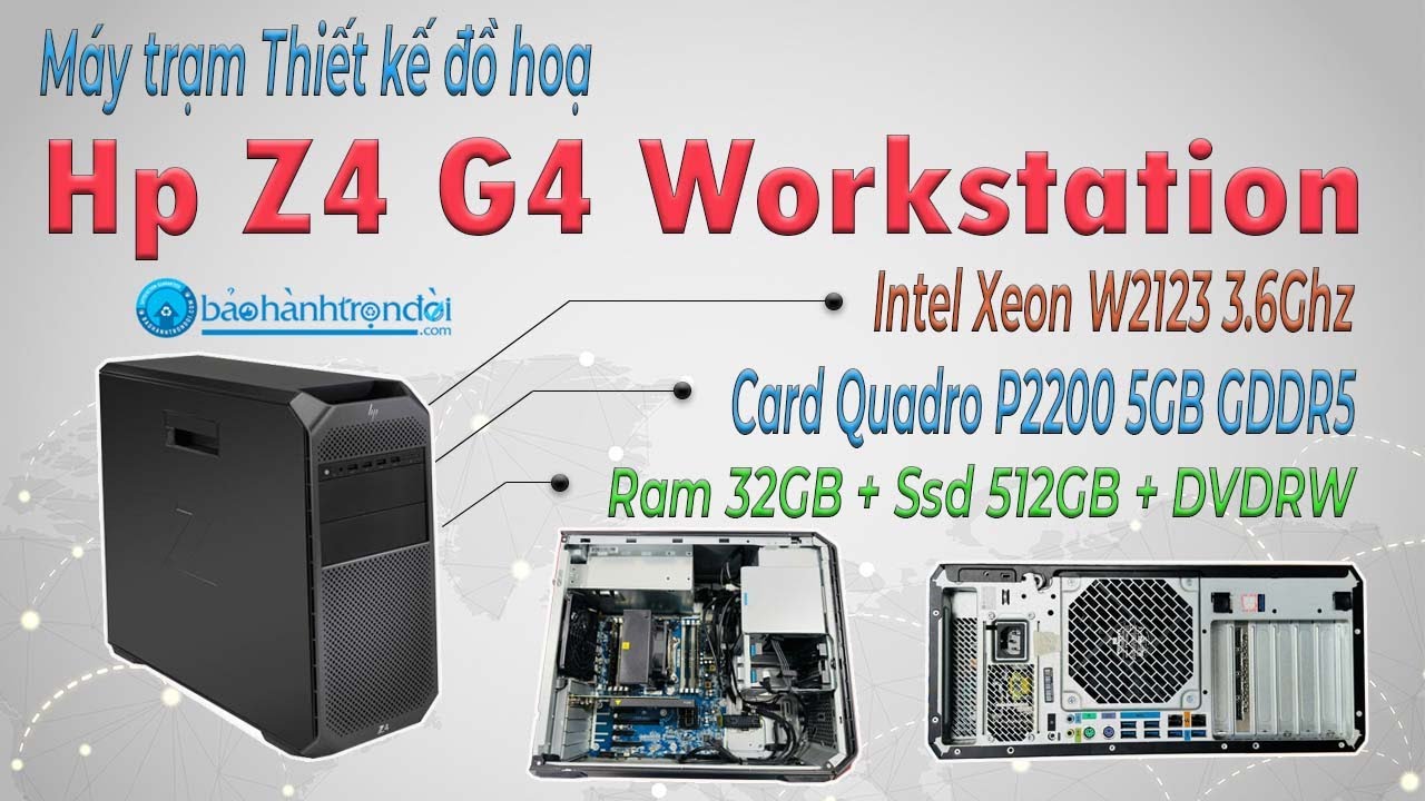 HP Z4 G4 Workstation (Xeon W-2123, Quadro P2200) - A powerful