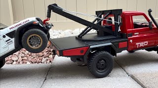 MN82T 1:12 RC Toyota Land Cruiser Tow Truck Unboxing & Review #rctruck #rccrawler #rc
