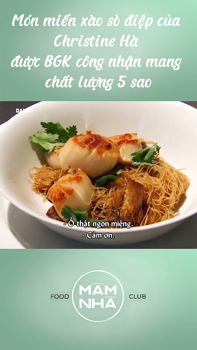 Các Biến Tấu của Miến Xào Sò Điệp