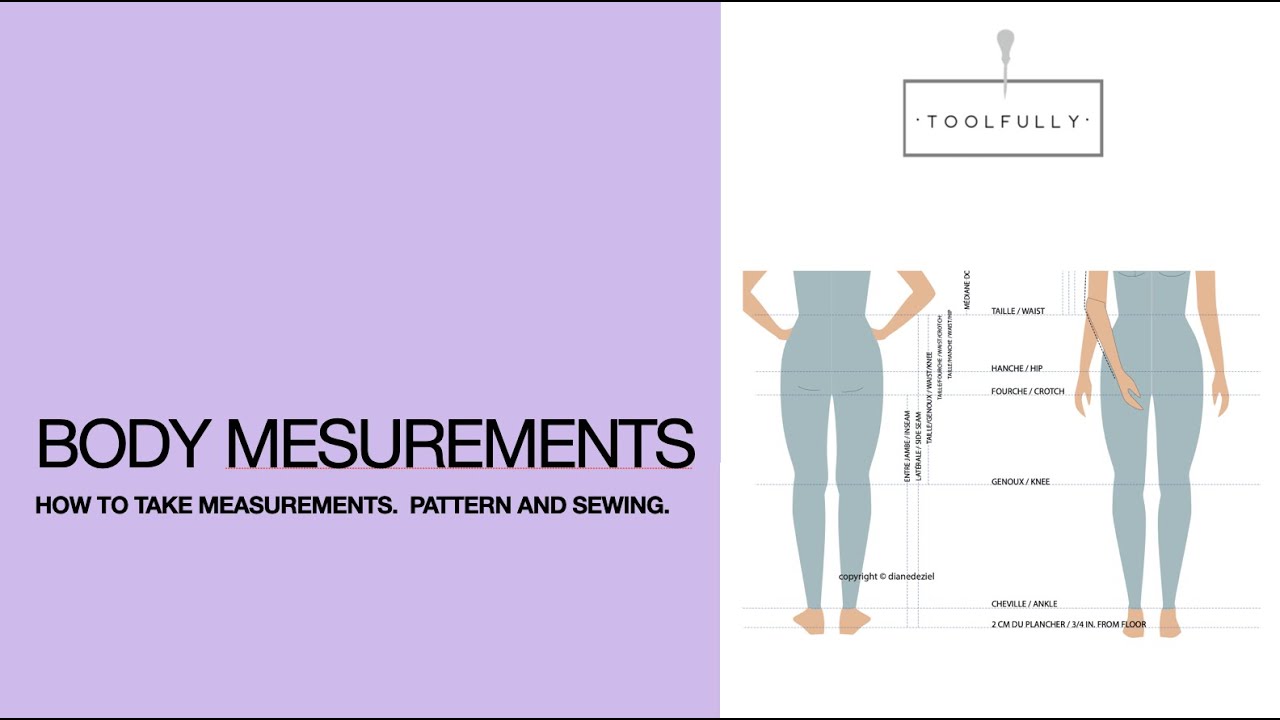 How to take body measurements. Pattern and sewing. 