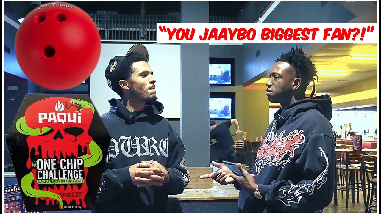 DreamLife Rizzy & Bihbru Go Bowling | LOSER EATS WORLD'S HOTTEST CHIP WHILE DOING 50 PUSH-UPS!