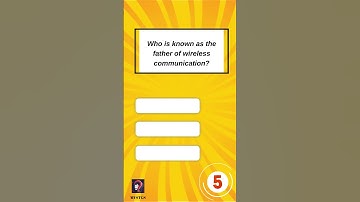 The Innovator of Wireless Communication #quiz