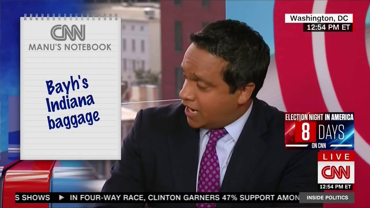 CNN s Manu Raju Talks Bayh s Indiana Baggage Ethical Concerns