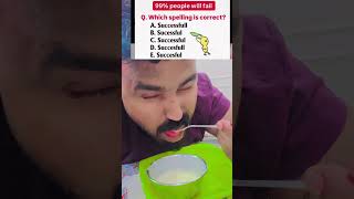Which spelling is correct 🤔✅️ #correctspelling #braintest #mcq #challenge #youtubeshorts #shorts