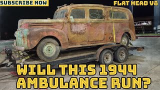 Will this 1944 Ford Flathead Ambulance Run? Sitting over 30 YEARS! Will it Run?