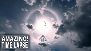Amazing Time Lapse Footage Of Sky With Clouds And The Sun | 4K ULTRA HD