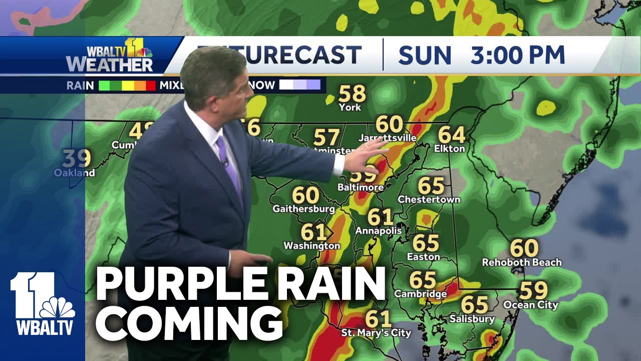 Warmer weekend ahead before rain, wind, storms hit - YouTube
