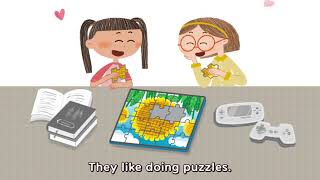 Let's Smile 3 Unit 7 Chant - What Do They Like Doing?
