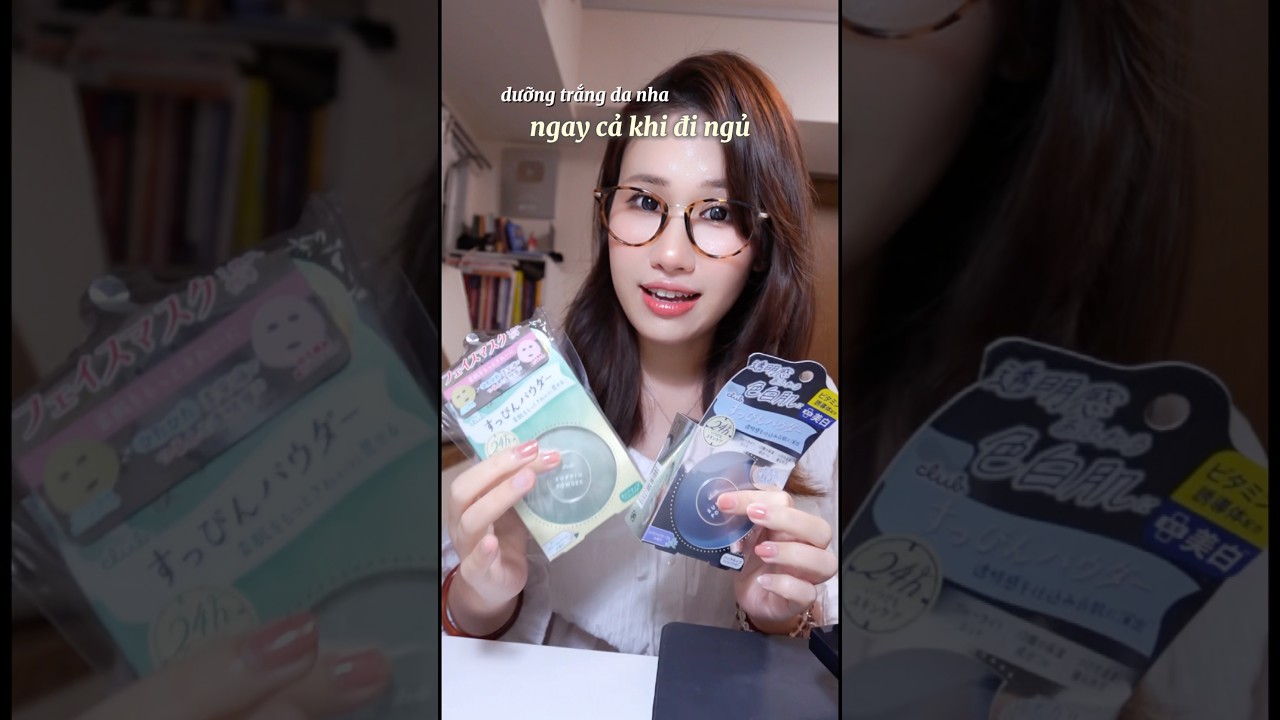 🆘Bất ngờ với phấn phủ dưỡng trắng của Nhật Bản🇯🇵#umachan #viralvideo#video#lamdep #makeup #short