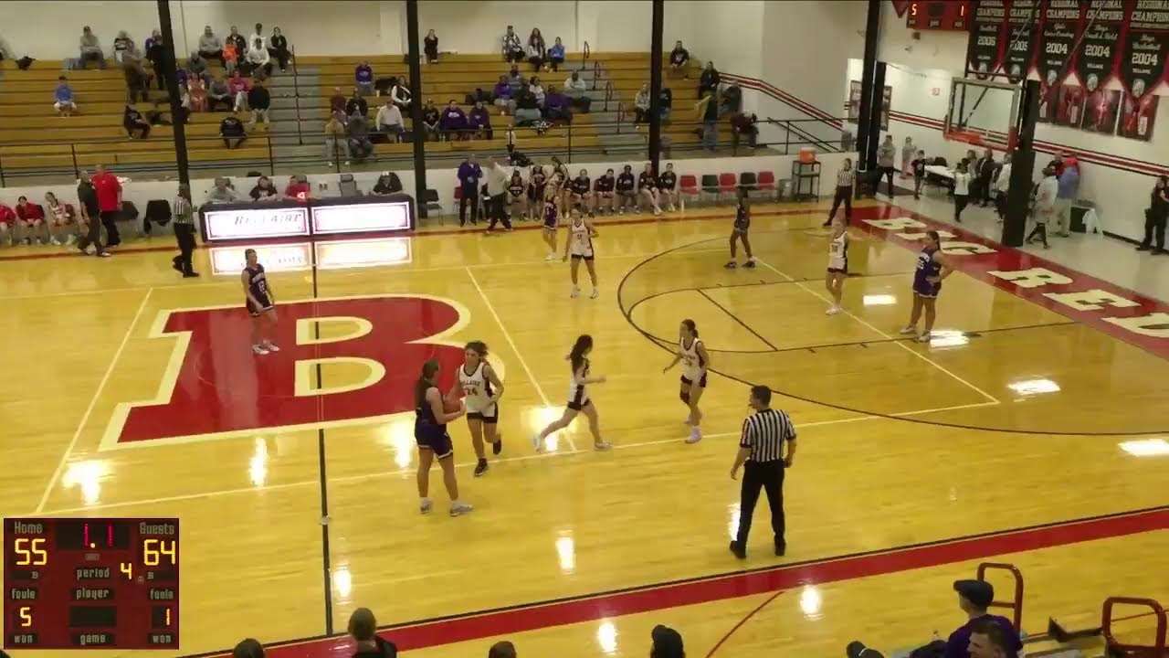 Bellaire Lady Reds host Martins Ferry Purple Riders - Girls Basketball