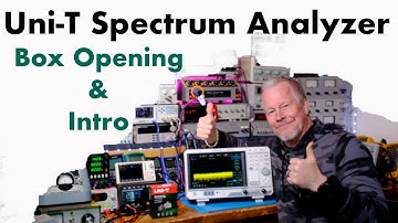 Uni-T UTS3021B Spectrum Analyzer Box opening and Introduction #UTS3021B #spectrumanalyzer