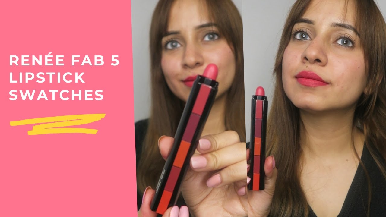 It's Playtime with FAB 5' . . Pop Push Play Get yours now! Link in Bio' . .  #Fab5 #LipStick #PopPushPlay #ReneeCosmetics #MakeUp